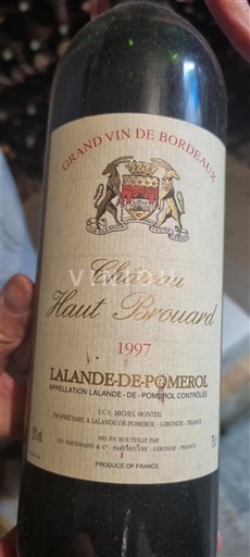 Burdeos Lalande-de-Pomerol Château Haut Prouard 1997