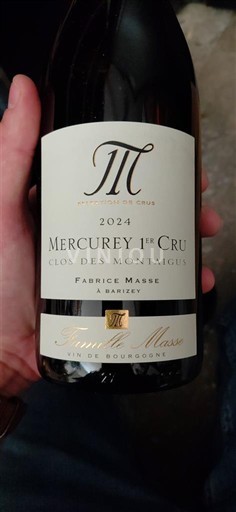 Borgoña Mercurey Premier Cru Fabrice Masse Clos des Montaigus 2024