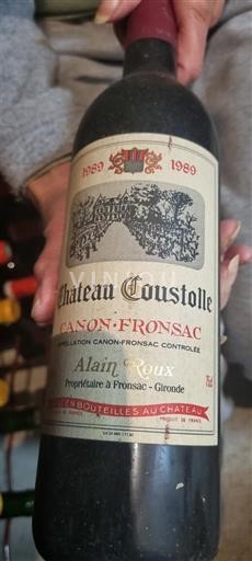 Bordeaux Canon-Fronsac Château Coustolle 1989