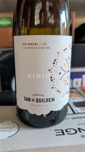 Zuidwest-Frankrijk Côtes de Gascogne Domaine San de Guilhem Gros Manseng Blanc Moelleux de Gascogne 2019