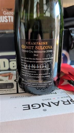 Šampanja Ni doloceno Gonet Sulcova Grand Cru Millésime 2009