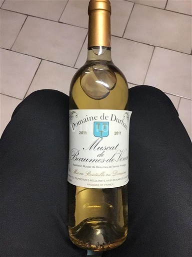 Rhône Valley Muscat de Beaumes de Venise Domaine Durban 2011
