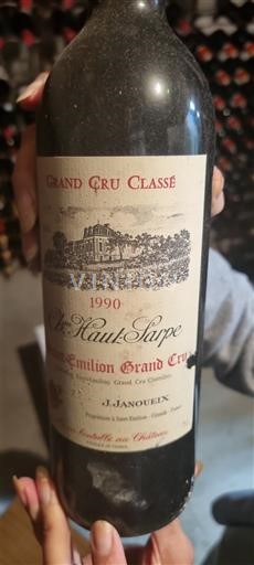 Bordeaux Saint-Émilion Grand Cru Grand Cru Classé Château Haut-Sarpe 1990