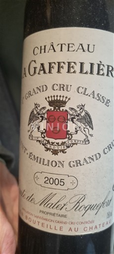 Bordeaux Saint-Émilion Grand Cru Grand Cru Classé Château La Gaffelière 2005