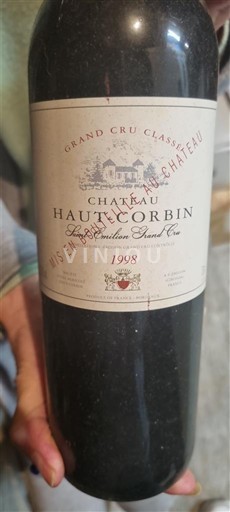 Bordeaux Saint-Émilion Grand Cru Grand Cru Château Haut-Corbin 1998