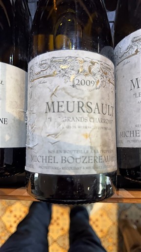 Burgundy Meursault Michel Bouzereau et Fils Les Grands Charrons 2009