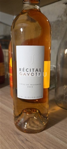 Provenza Côtes de Provenza Gavoty Récital 2024