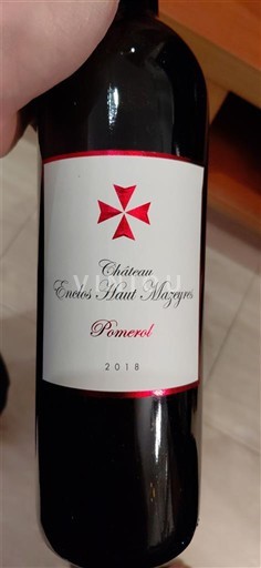 Bordéus Pomerol Château Enclos Haut Mazeyres 2018