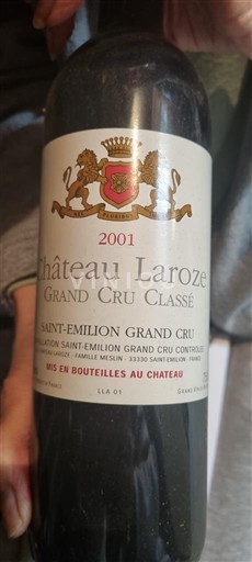 Bordeaux Saint-Émilion Grand Cru Grand Cru Classé Château Laroze 2001
