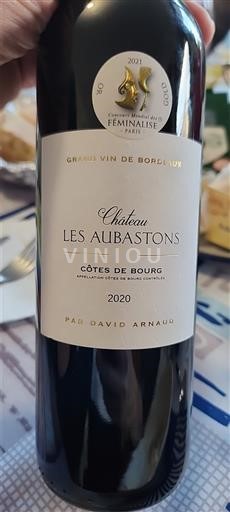 Burdeos Côtes-de-bourg Château Les Aubastons 2020
