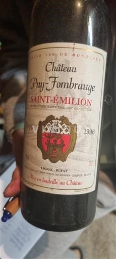 Bordeaux Saint-Émilion Château Puy-Fombrauge 1996