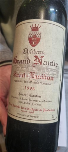 Bordeaux Saint-Émilion Château Grand Naube 1996