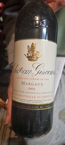 Bordeaux Margaux Grand Cru Château Giscours 2004