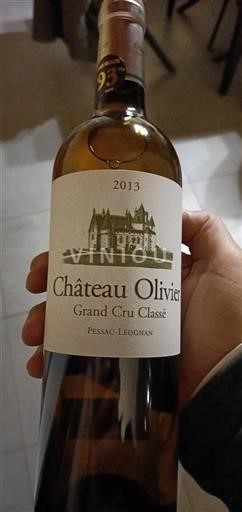 Bordeaux Pessac-Léognan Grand Cru Classé Château Olivier 2013