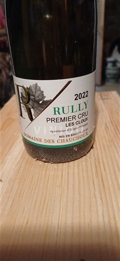 Burgund Rully Premier Cru Domaine Des Chailloux Les Cloux 2022