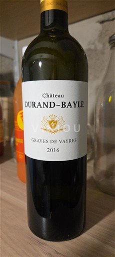 Burdeos Graves-de-vayres Château Durand-Bayle 2016