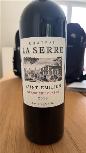 Bordeaux Saint-Émilion Grand Cru Château La Serre 2018