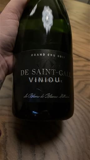 Šampanja Šampanjec Grand Cru Saint-Gall Le Blanc de Blancs Millésimé 2017
