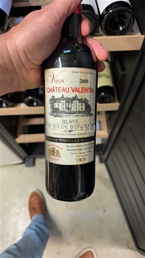 Burdeos Blaye-Côtes de Burdeos Château Valentin Vieux 2009