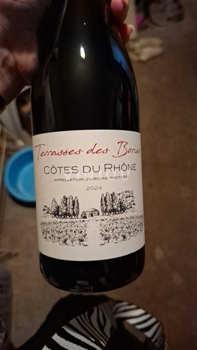 Rhônedalen Côtes du Rhône Terrasses des Boriès 2021