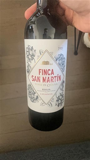 La Rioja rioja Torre de Oña Finca San Martín Crianza 2021