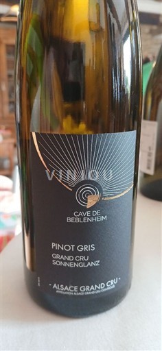 Alsácia Pinot gris Grand Cru Cave de Beblenheim Grand Cru Sonnenglanz 2023