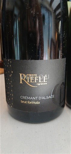 Alsace Crémant d'Alsace Domaine Rieflé brut formula Icke årgångsbetecknad