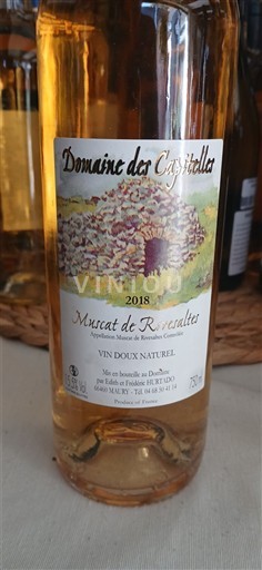Roussillon Muscat de Rivesaltes Domaine Des Capitelles 2018
