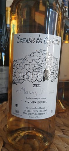 Roussillon Maury Domaine Des Capitelles Vin Doux 2022