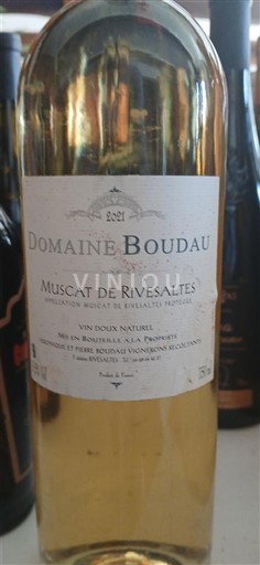 Roussillon Muscat di Rivesaltes Domaine Boudau 2021