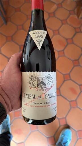 Valle del Ródano Côtes del Ródano Château Fonsalette Réserve 1996