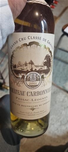 Bordeaux Pessac-Léognan Grand Cru Classé de Graves Château Carbonnieux 2001