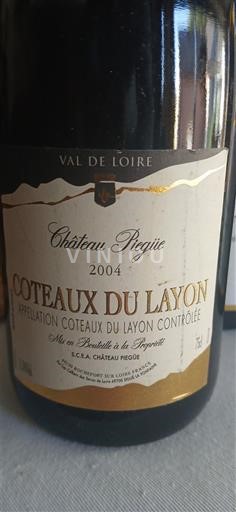 Loire Valley Coteaux-du-Layon Château Piéguë 2004