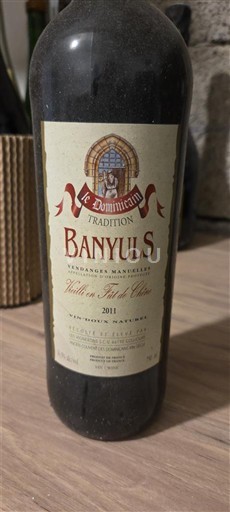 Roussillon Banyuls Le Dominicain Tradition Vieilli en Fût de Chêne 2011