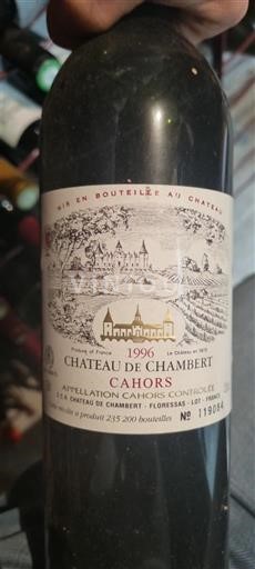 Zuidwest-Frankrijk Cahors Château Chambert 1996