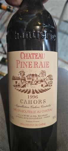 Sud-Ovest Cahors Château Pineraie 1996
