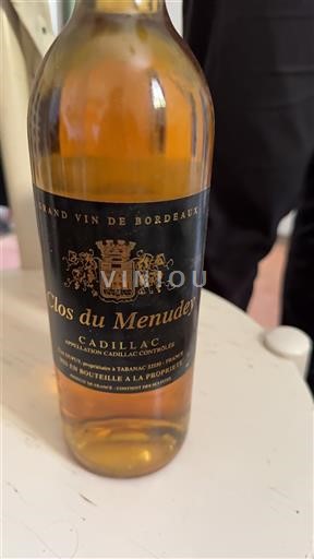 Bordeaux Cadillac Clos du Menude 2000