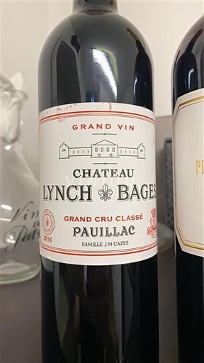 Bordeaux Pauillac Grand Cru Château Lynch-Bages 2016