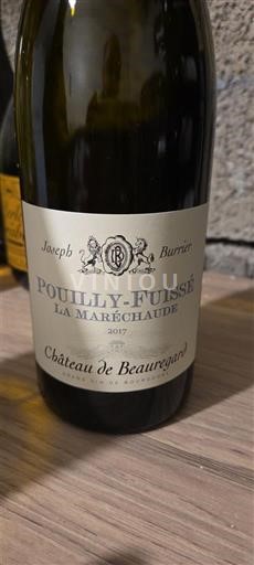 Borgoña Pouilly-fuissé Château Beauregard La Maréchaude 2017