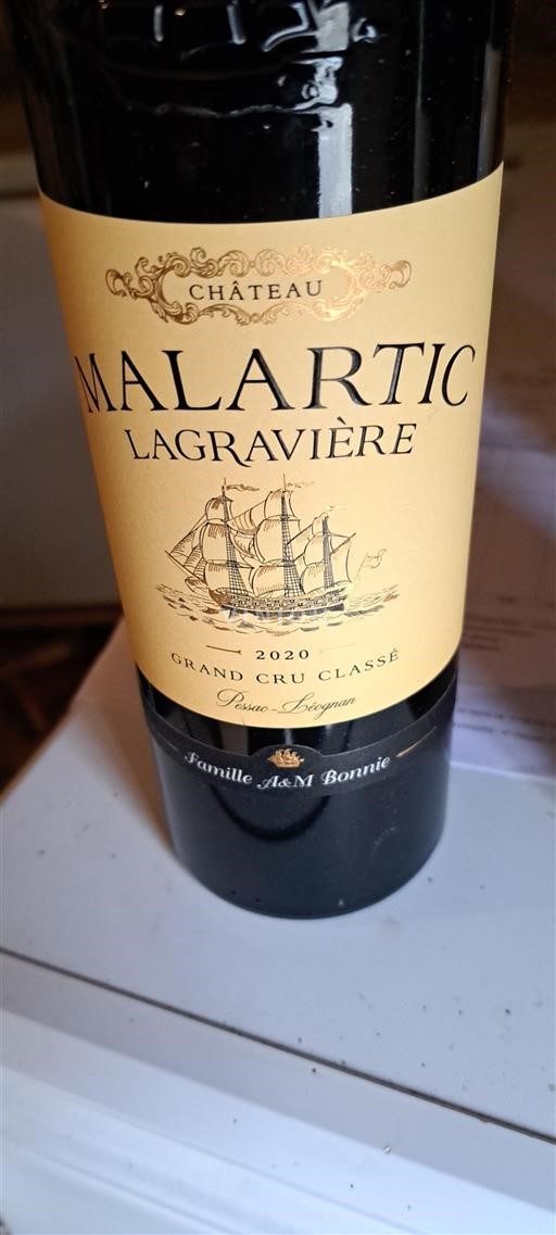 Bordeaux Pessac-Léognan Grand Cru Château Malartic-Lagravière 2020