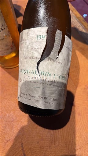 Bourgogne Saint-Aubin Premier Cru Domaine Marc Colin et Fils En Montceau 1997