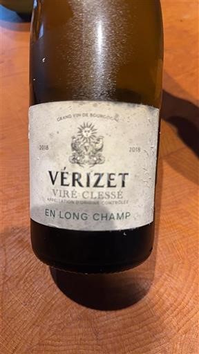 Burgundi Viré-clessé Vérizet En Long Champ 2018