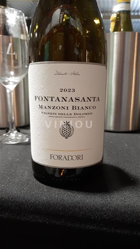 Trentino-Alto Adige Vigneti delle Dolomiti Foradori Fontanasanta Manzoni Bianco 2023