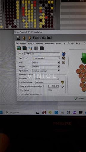 Bordeaux Bordeaux Supérieur Etoile du Sud 1996