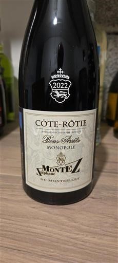 Thung lũng Rhône Côte-rôtie Domaine Montez Bons Arrêts Monopole 2022
