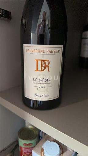 Thung lũng Rhône Côte-rôtie Dauvergne Ranvier Grand Vin 2020