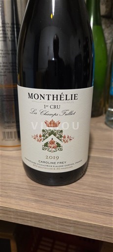Burgundy Monthélie Premier Cru Caroline Frey Les Champs Fulliot 2019