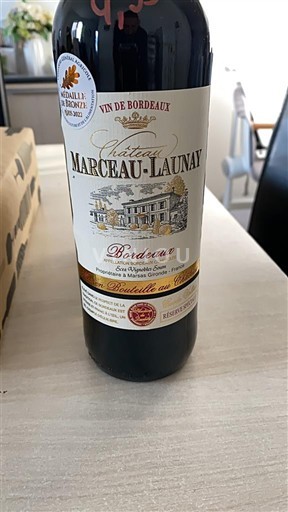 Bordeaux Château Marceau-Launay 2020
