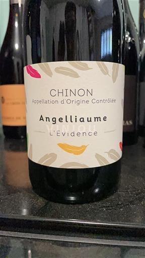 Thung lũng sông Loire Chinon Angelliaume L'Evidence 2024