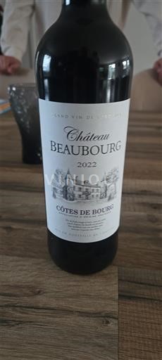 Bordeaux Côtes-de-bourg Château Beaubourg 2022